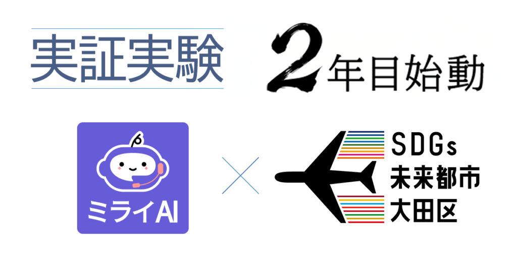 ミライAI×大田区 実証実験2年目始動